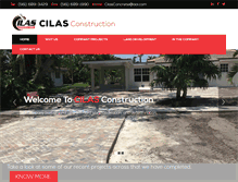 Tablet Screenshot of cilasconstruction.com